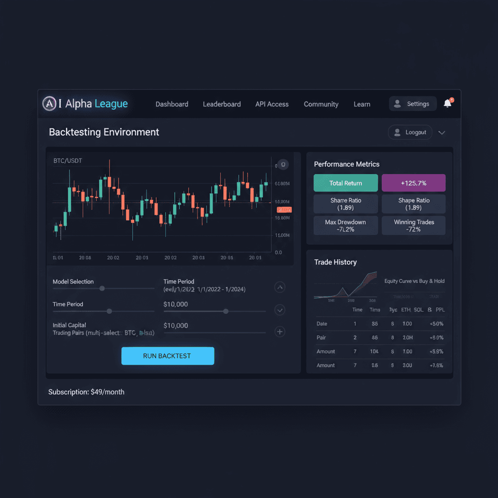 AI Alpha League additional interface 2