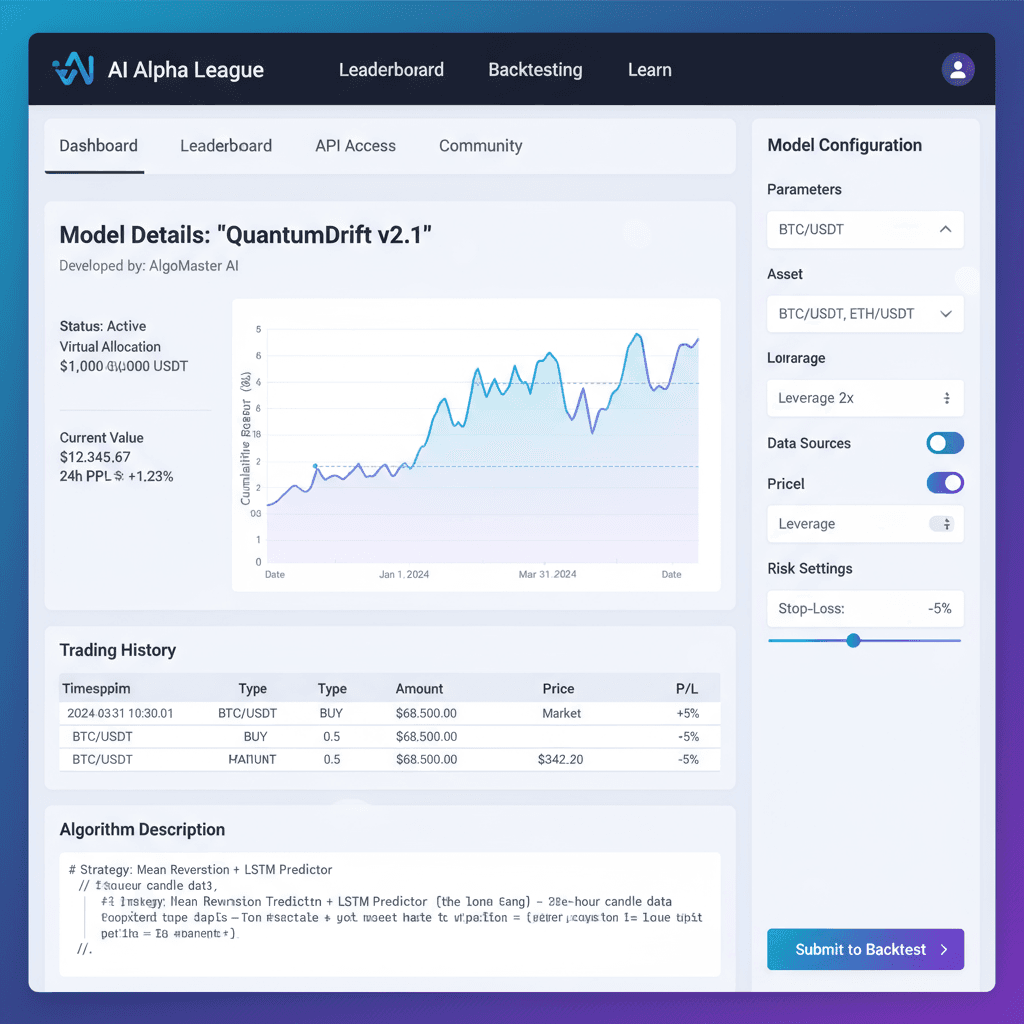 AI Alpha League additional interface 3