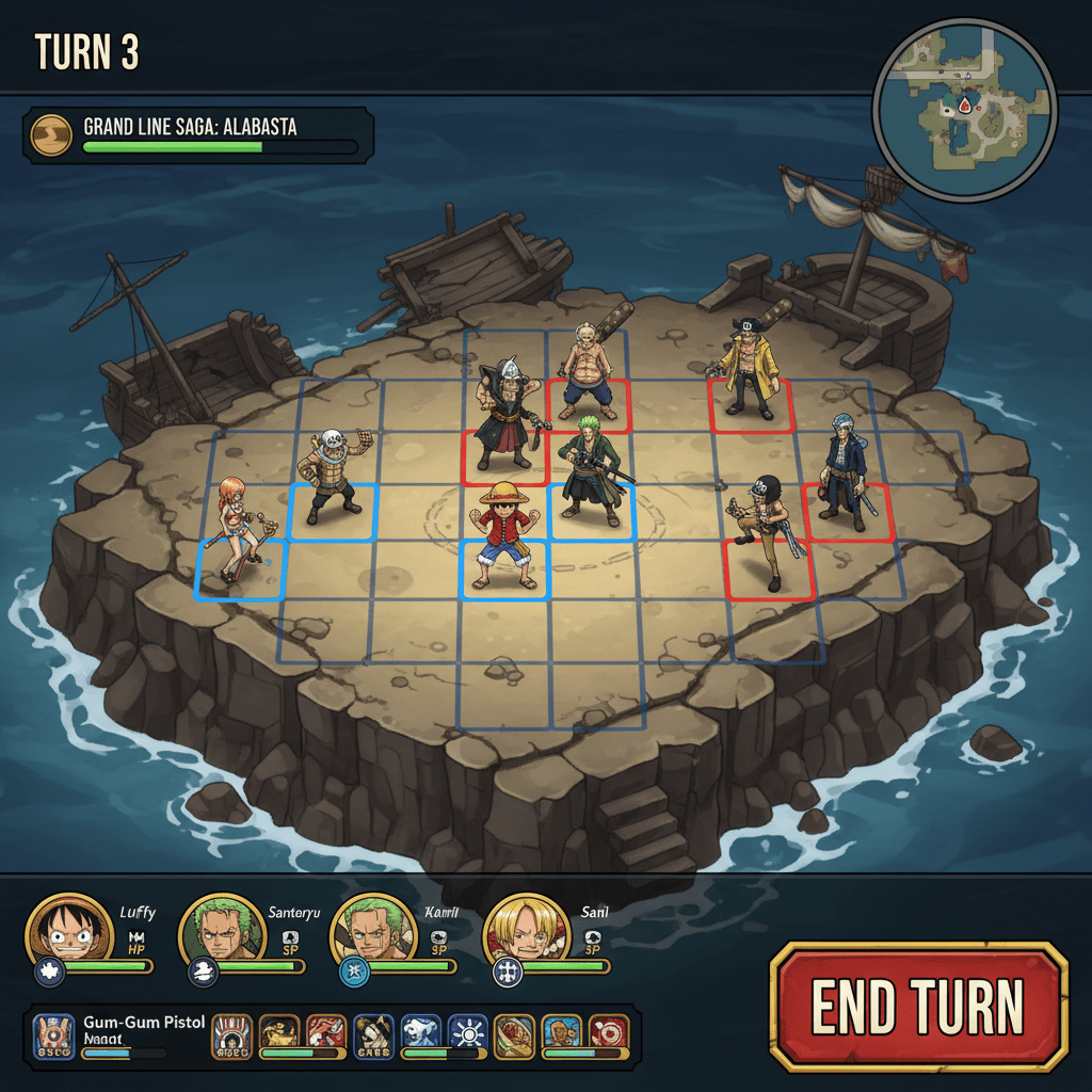 Grand Line Rumble main interface