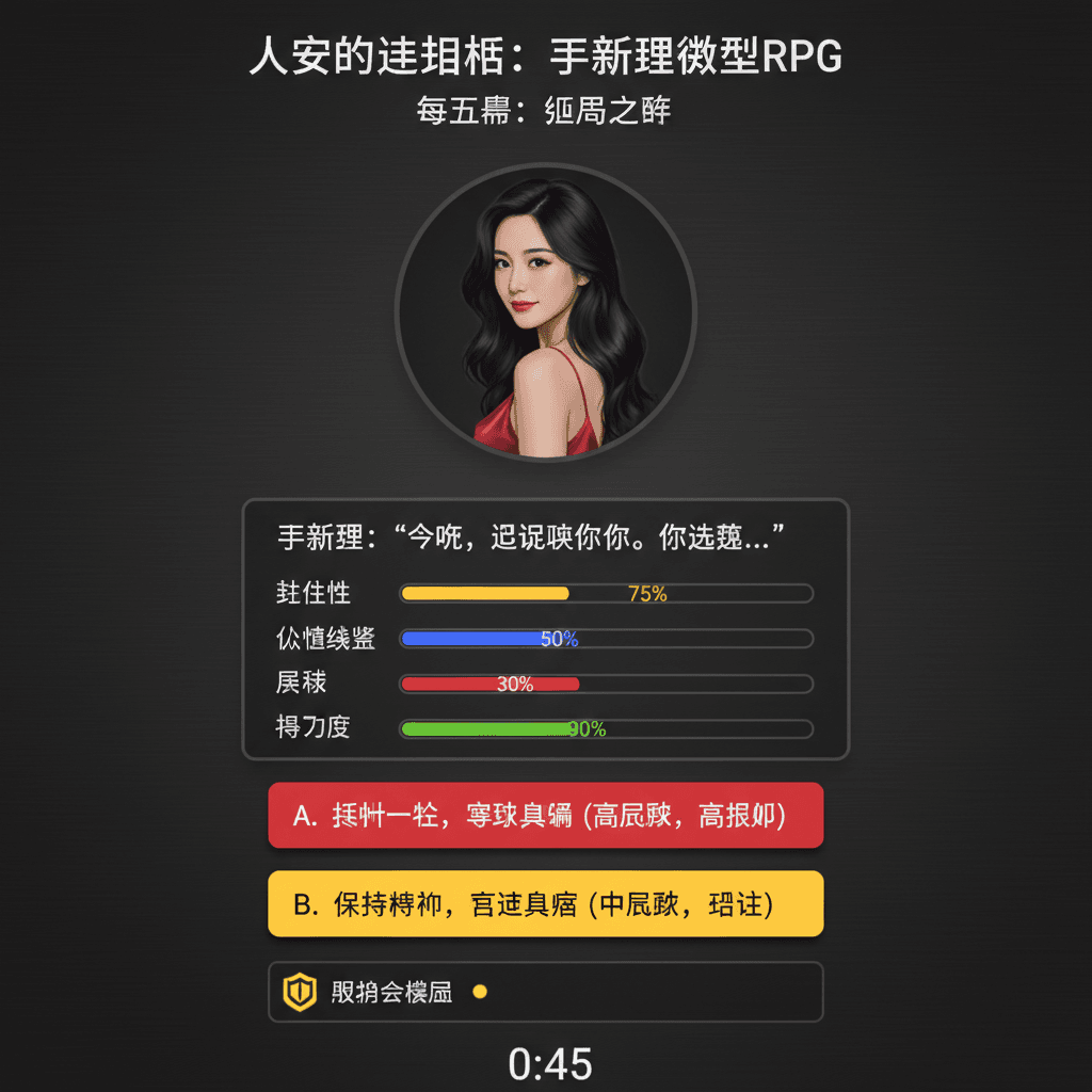 人妻约会指南:李新野微型RPG main interface