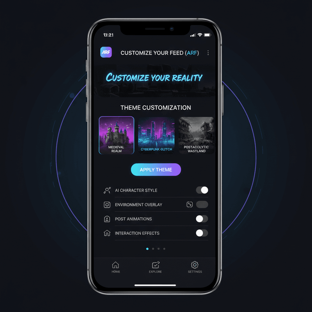 Alternate Reality Feed (ARF) additional interface 2