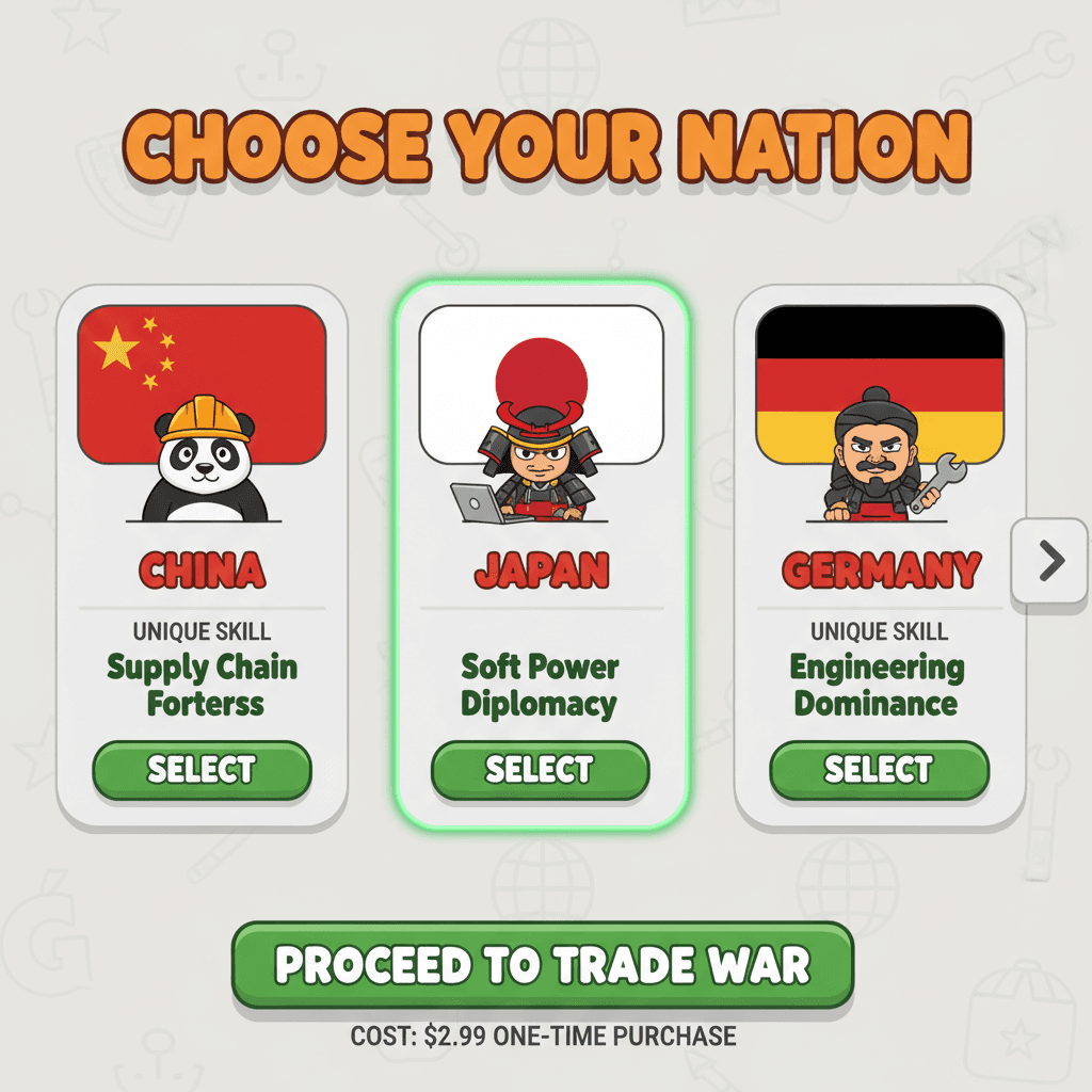 Trump Trade Wars: The Game additional interface 1